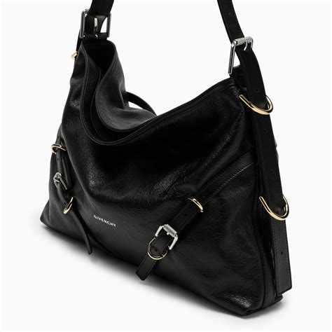 givenchy black bag sale|Givenchy black leather bag.